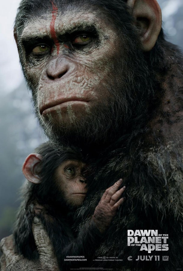 New Official Dawn of the Planet of the Apes Poster