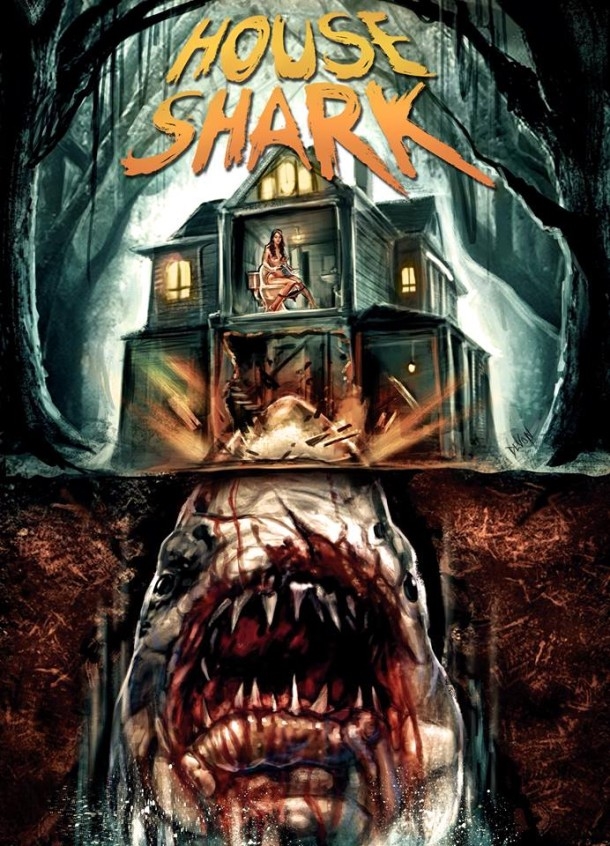 House Shark Poster
