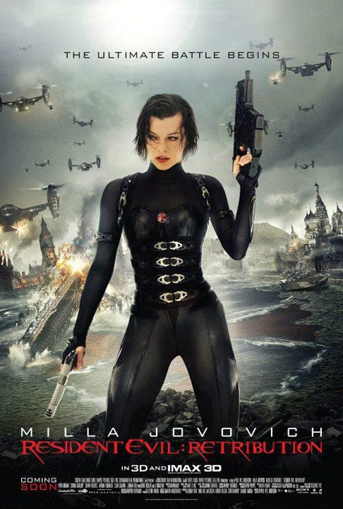 Resident Evil Retribution 3D Poster