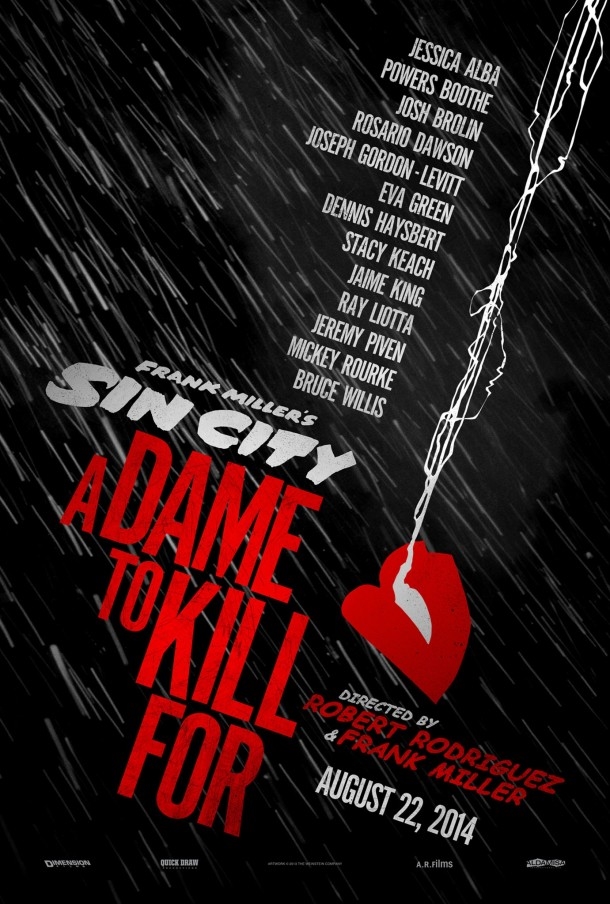New Official Poster for Sin City: A Dame To Kill For
