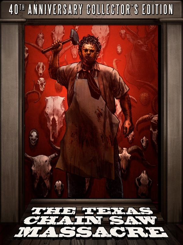 Artwork for The Texas Chain Saw Massacre 40th Anniversary Blu ray