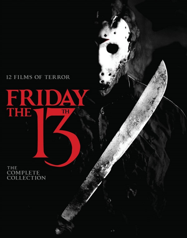 Official Artwork for Friday the 13th: The Complete Collection Blu ray Box Set