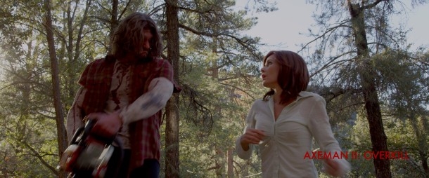 Polk Talbert (Michael Foster) and Mrs. Whitfield (Monique Parent)
