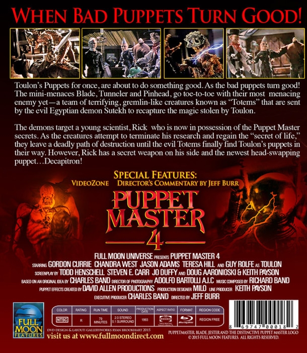 Puppet Master 4 Bluray 1