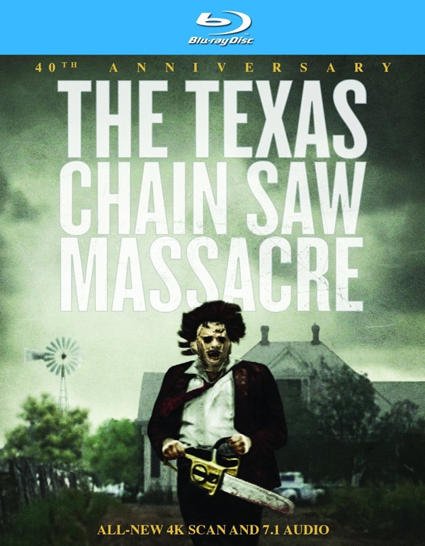 Artwork for The Texas Chain Saw Massacre 40th Anniversary Blu ray