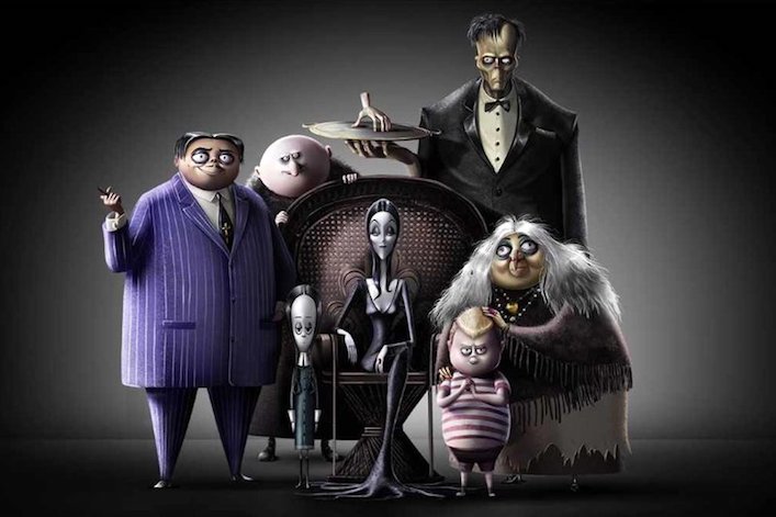 The Addams family in a shared photo